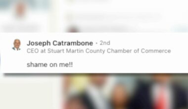 Stuart-Martin County Chamber of Commerce CEO apologizes for controversial social media comment on Dems