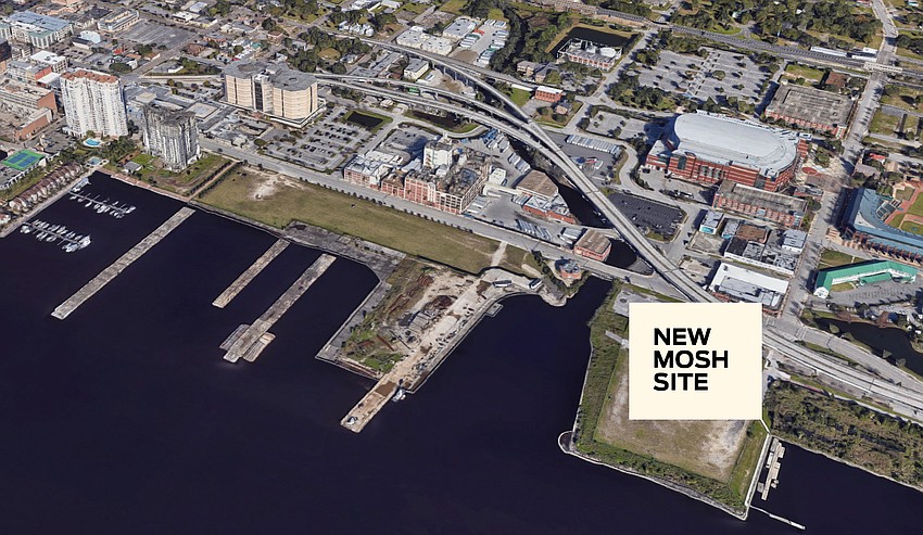 The new MOSH site at the Shipyards on the Downtown Northbank. The new MOSH site at the Shipyards on the Downtown Northbank.