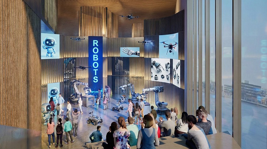 The Museum of Science and History released renderings of the interior design of its Northbank museum on March 24, including this image of its The Nexus display. The Museum of Science and History released renderings of the interior design of its Northbank museum on March 24, including this image of its The Nexus display.