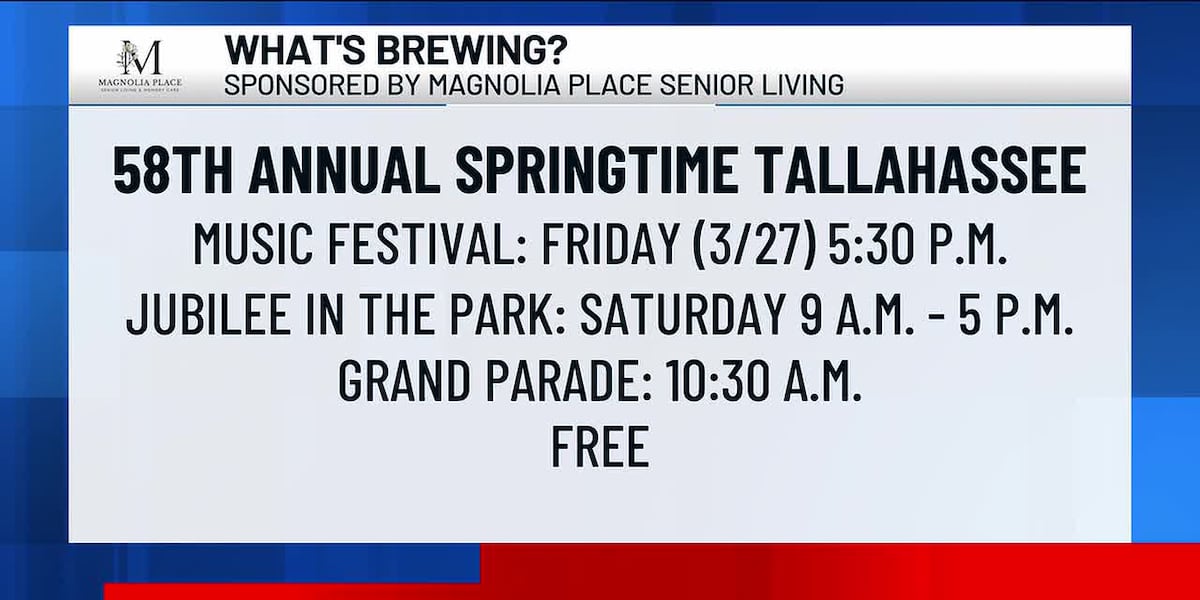 What’s Brewing - Springtime Tallahassee