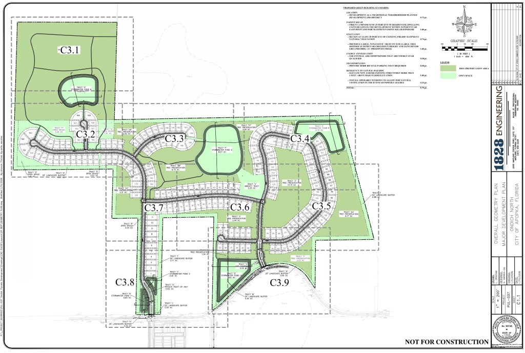 Plans advance for clustered Apopka subdivision Ondich North