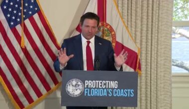 DeSantis signs bill tightening coastal protections, speeding environmental rules, funding pier repairs