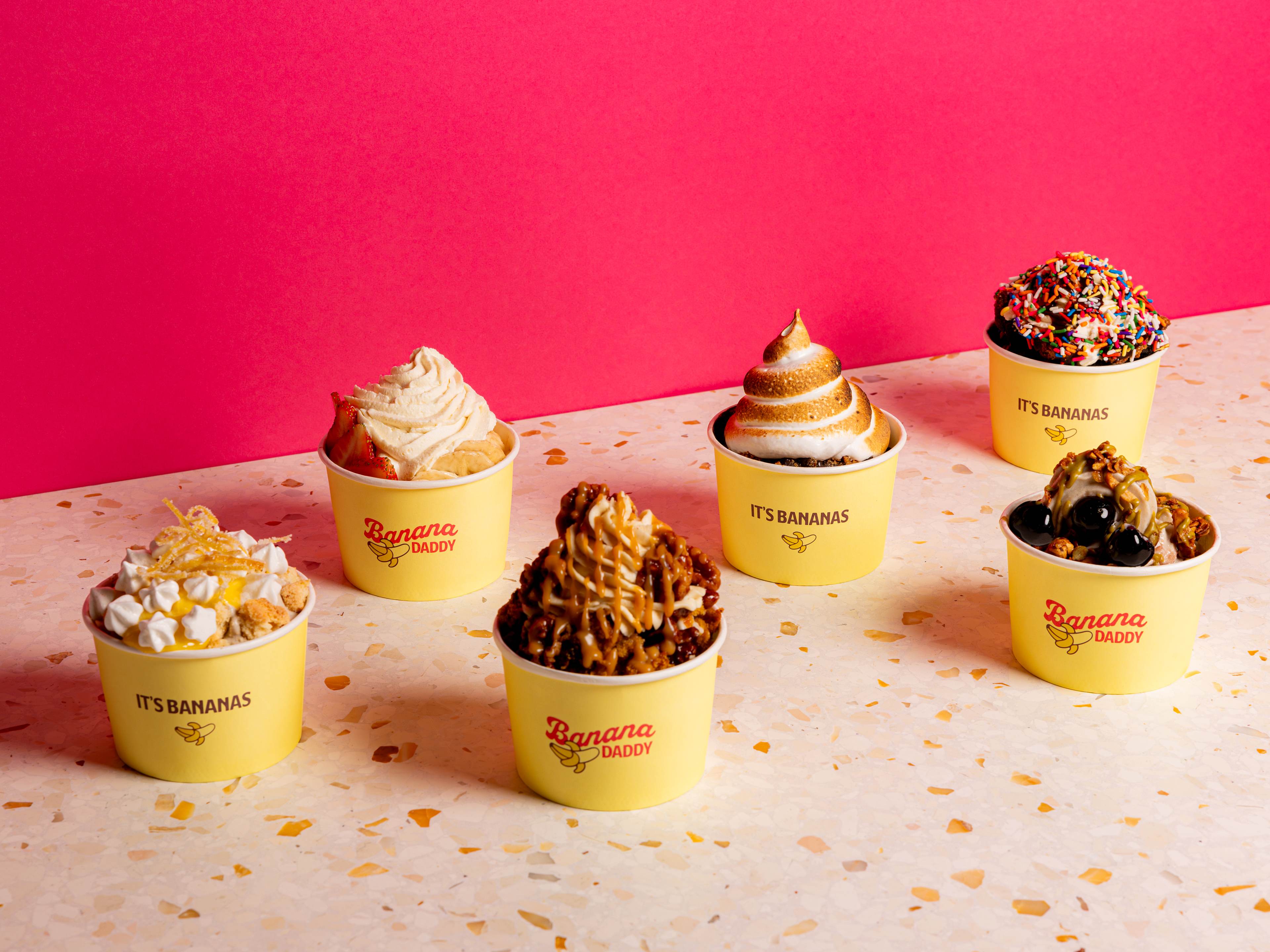 sundaes from banana daddy