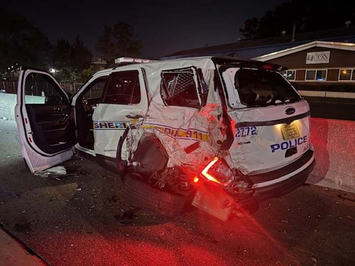 Woman accused of driving drunk crashes into JSO SUV with officer inside on I-10, police say