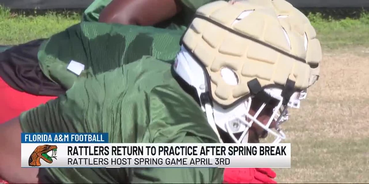 Florida A&M football returns to practice after spring break