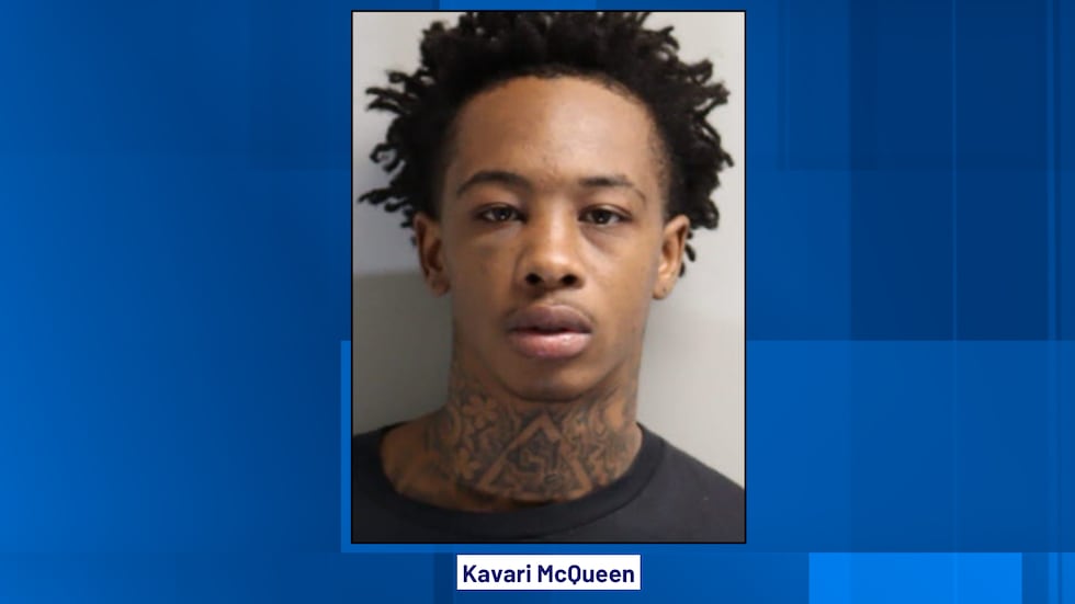 Kavari McQueen's mugshot.