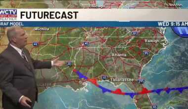 Not as warm for the middle of the week