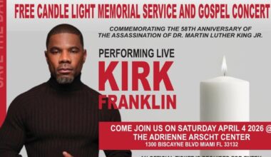 MLKEDC To Present Reclaim The Dream Concert Featuring Kirk Franklin At Adrienne Arsht Center