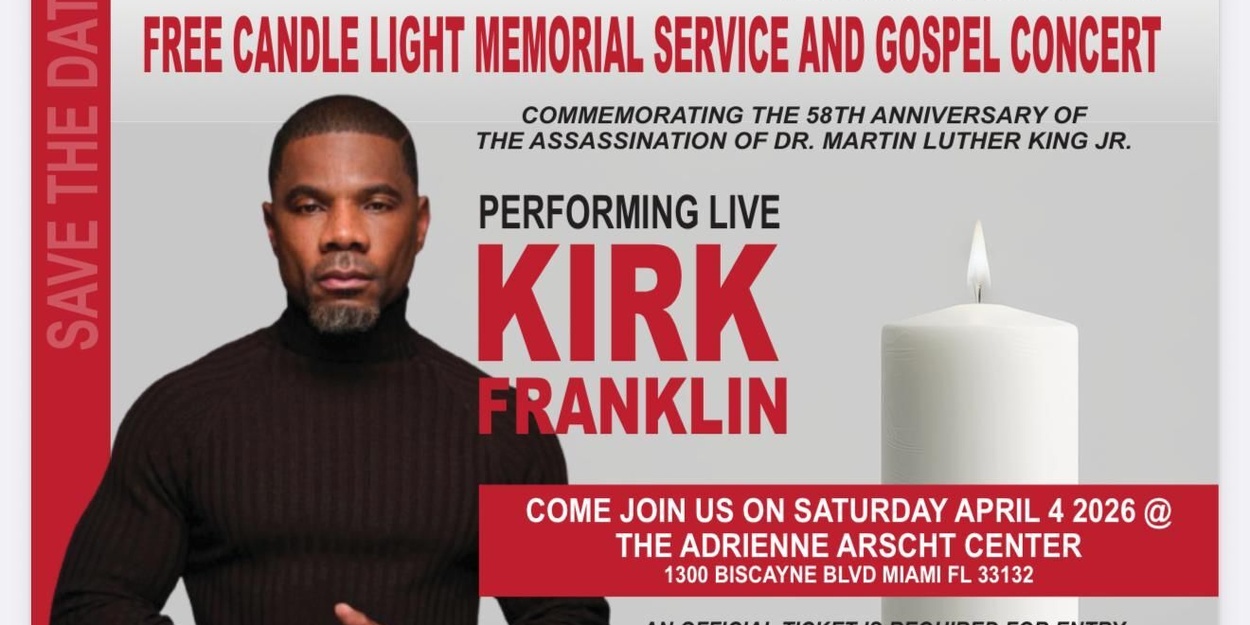 MLKEDC To Present Reclaim The Dream Concert Featuring Kirk Franklin At Adrienne Arsht Center