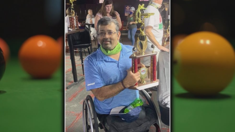 Tallahassee pool player set to take on world’s best at wheelchair championships