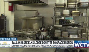 Tallahassee Elks Lodge donates to Grace Mission Church, helps fund food program