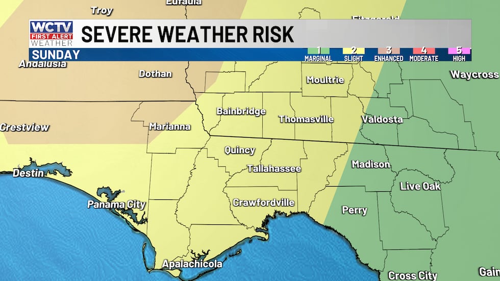A few strong storms late Sunday and into your Monday morning.