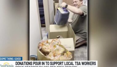 Donations pour in to support local TSA workers