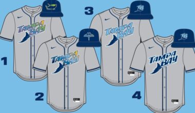 Rays release four “Tampa Bay” Jersey mock ups, poll