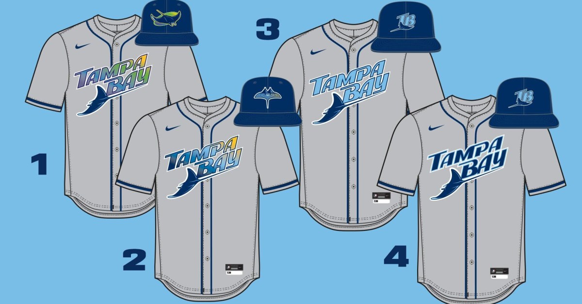 Rays release four “Tampa Bay” Jersey mock ups, poll