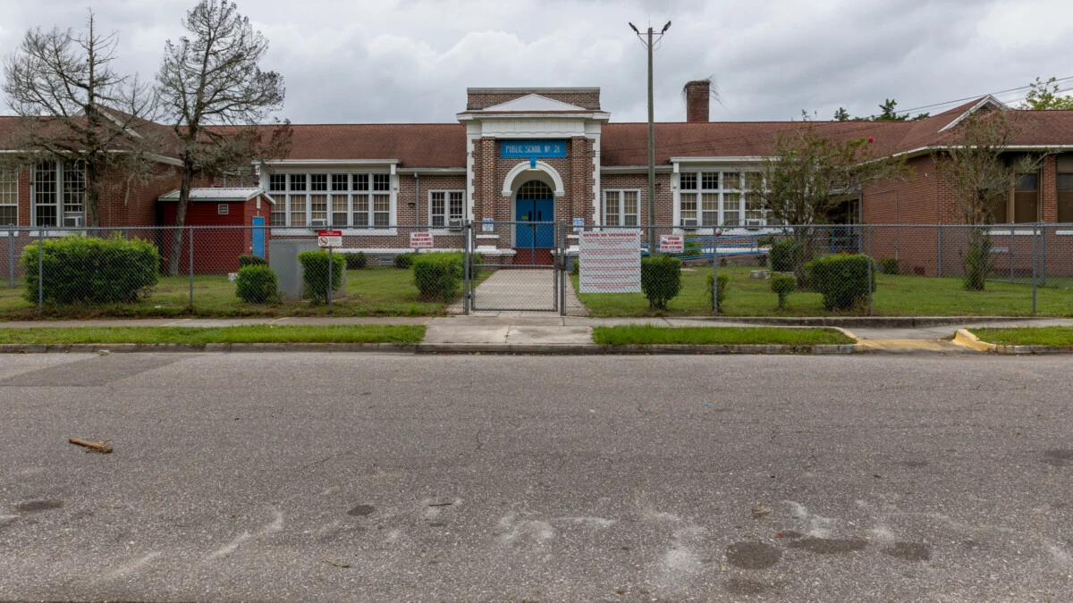 Annie R. Morgan Elementary, pictured before it closed.