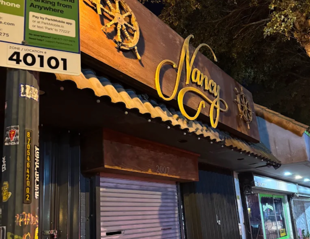 A bar that has since been closed in Miami called Bar Nancy