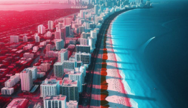 Miami-Dade Miami Beach red blue