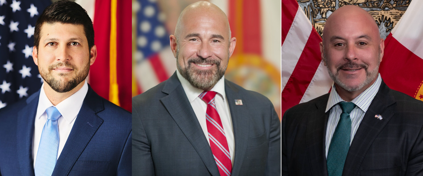 AG James Uthmeier, Lt. Gov. Jay Collins, CFO Blaise Ingoglia