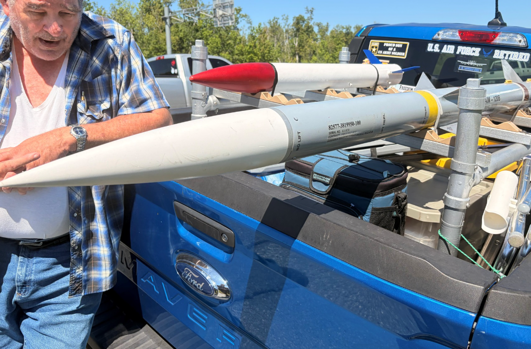 Authorities pulled over a truck on a major road in Florida after drivers reported seeing missiles strapped to the vehicle