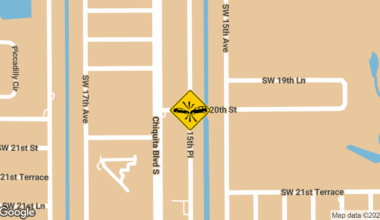 Cape Coral, FL – Serious Crash at SW 20th St & SW 15th Pl