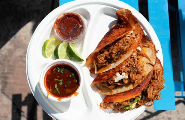 El Nopalito Vegan Taqueria will bring plant-based Mexican fare, including house-made tortillas, seitan and salsas, to Smorgasburg South Florida in Fort Lauderdale. (Smorgasburg South Florida/Courtesy)