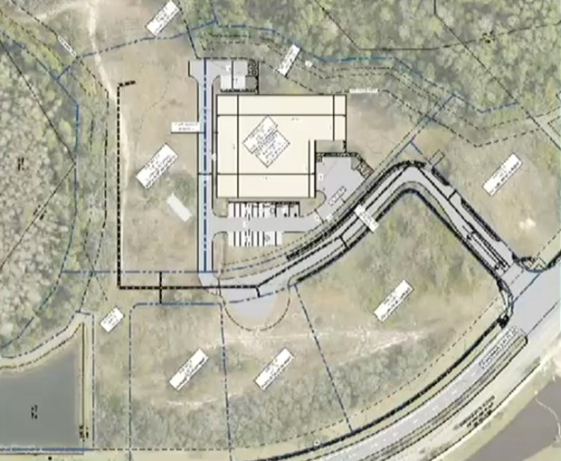 WMG Development is looking to develop a 120,000-square-foot self-storage facility just off Sawgrass Bay Boulevard within the Serenoa PUD in Lake County. (Concept plan by KPM Franklin)