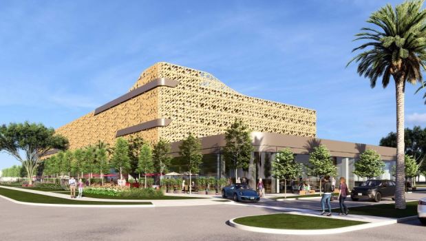 To make way for the new development, Unicorp would demolish an existing bank that has occupied the prime corner property since 1984. Unicorp has owned the land since 2002, acquiring it for $2 million, according to property records. (renderings by Finfrock/ Orange County records)