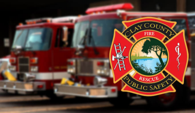 Clay County Fire Rescue working large wildfire in Belmore State Forest