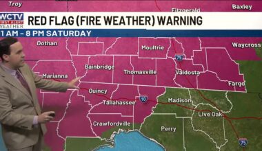 A weak cold front to kick off the weekend