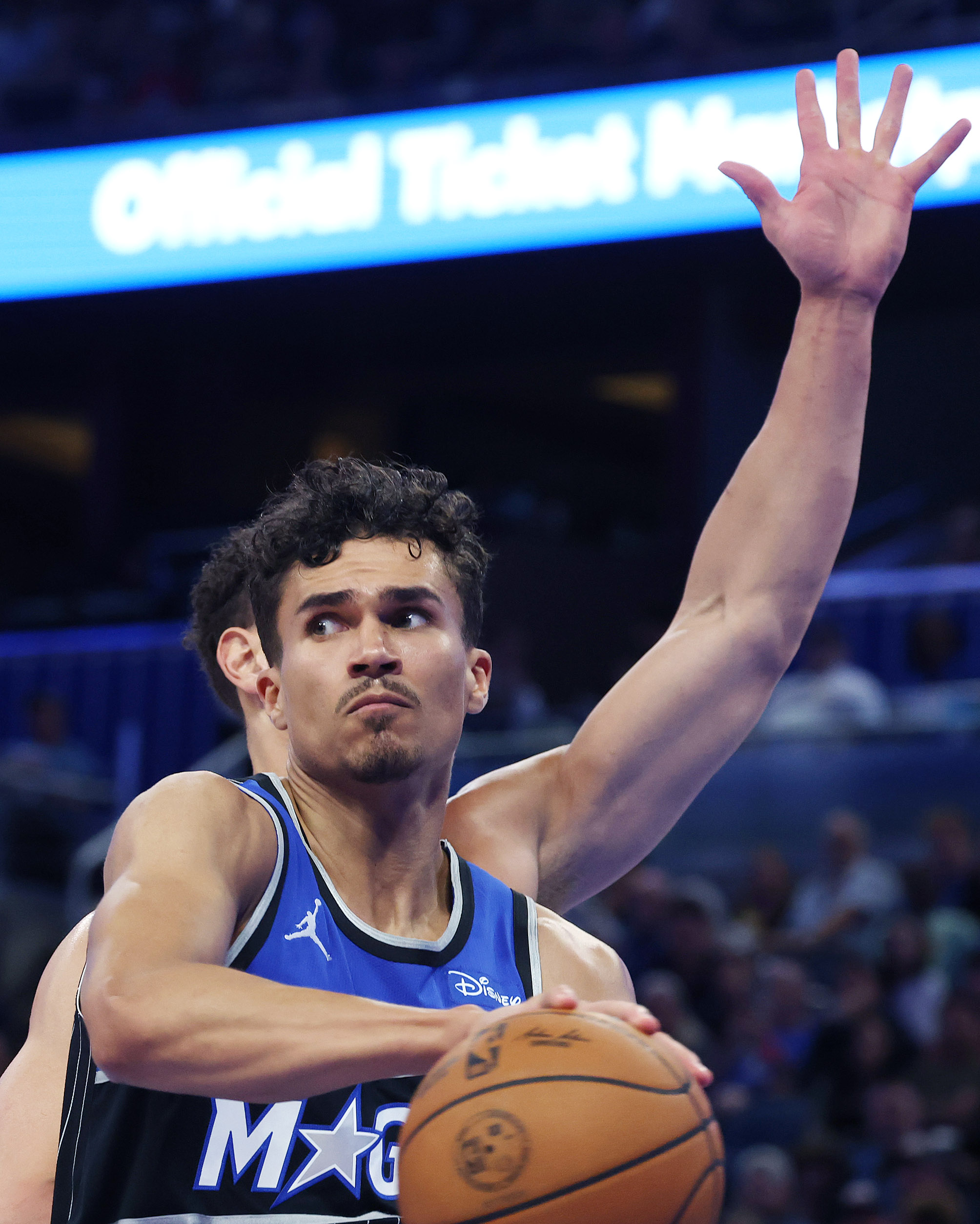 Orlando forward Tristan da Silva looks to pass during the...