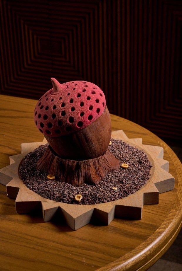 Drama is always in store, particularly come dessert, at AVA. That includes during the Easter holidays. (Photo courtesy AVA MediterrAegean)