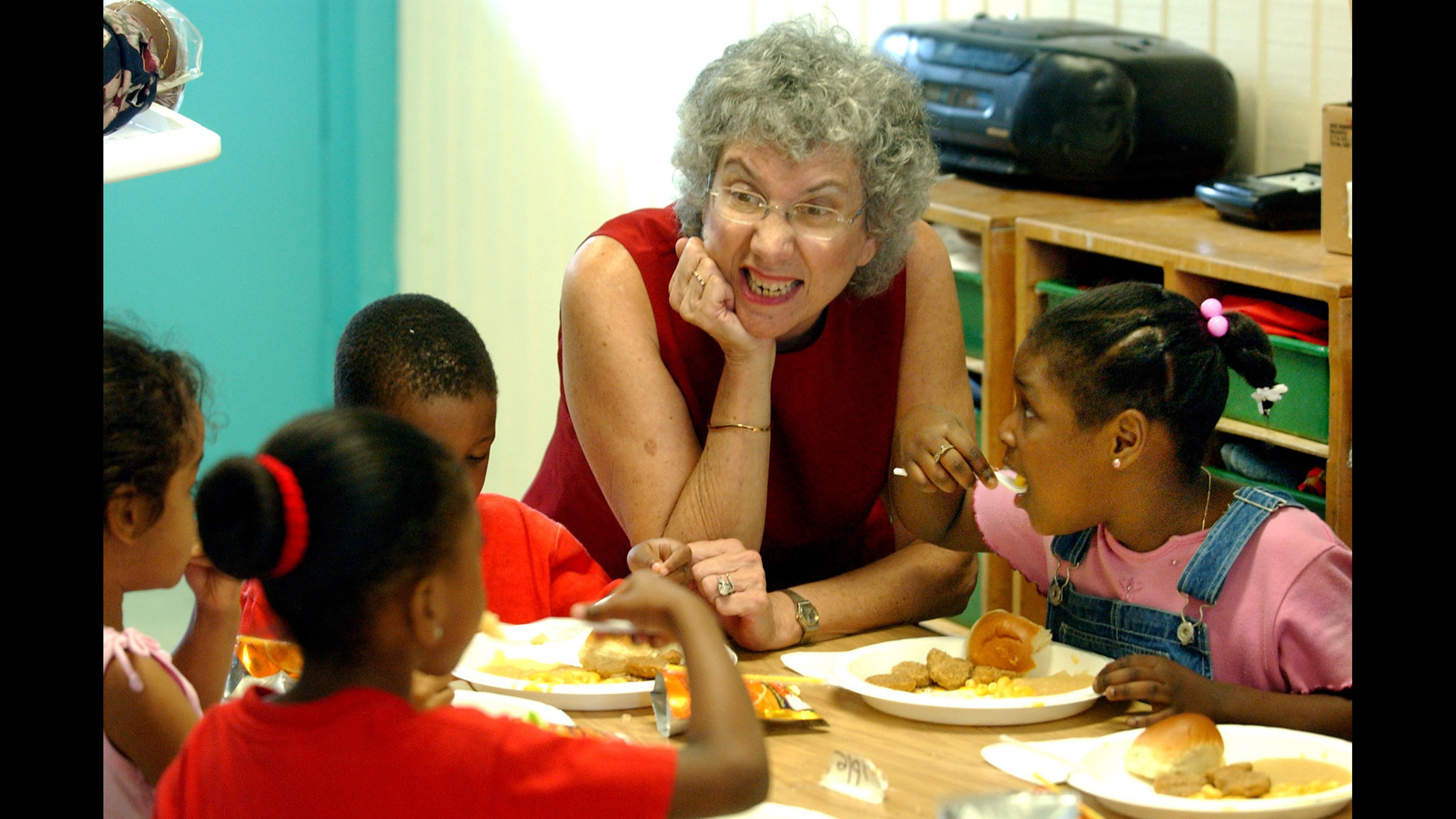 About 80 children at the Gunzburger Washington Park Child Daycare...