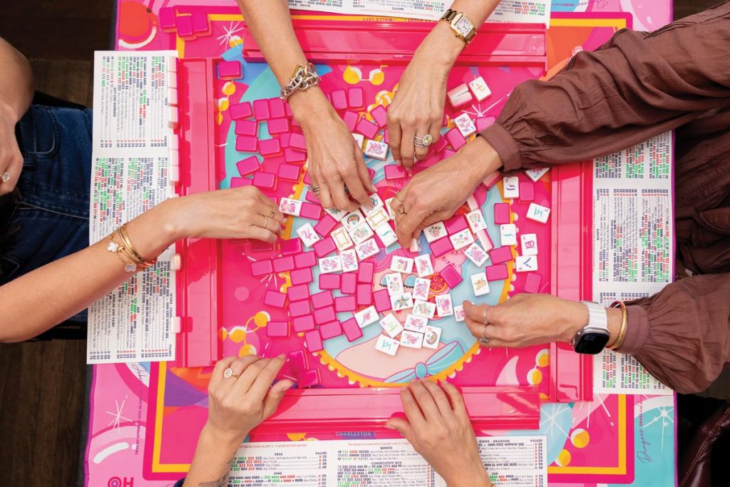 The tile-based game is originally from China but was “Americanized” in the 1920s. Photo by Lauren Alexis Rodriguez