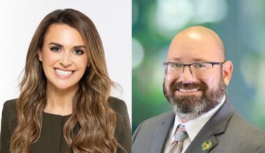 State Rep. Josie Tomkow, R-Polk City, left, is facing off against Democratic union leader Brian Nathan in the race to represent western Hillsborough County in the state Senate. (Courtesy of Josie Tomkow and Brian Nathan)