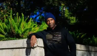 Randy Britt, a regular at James Weldon Johnson Park.