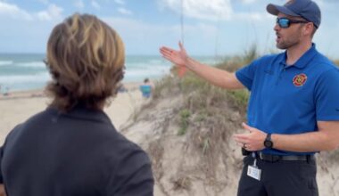 Martin County lifeguards urge beachgoers to be aware of warning signs as red flags fly