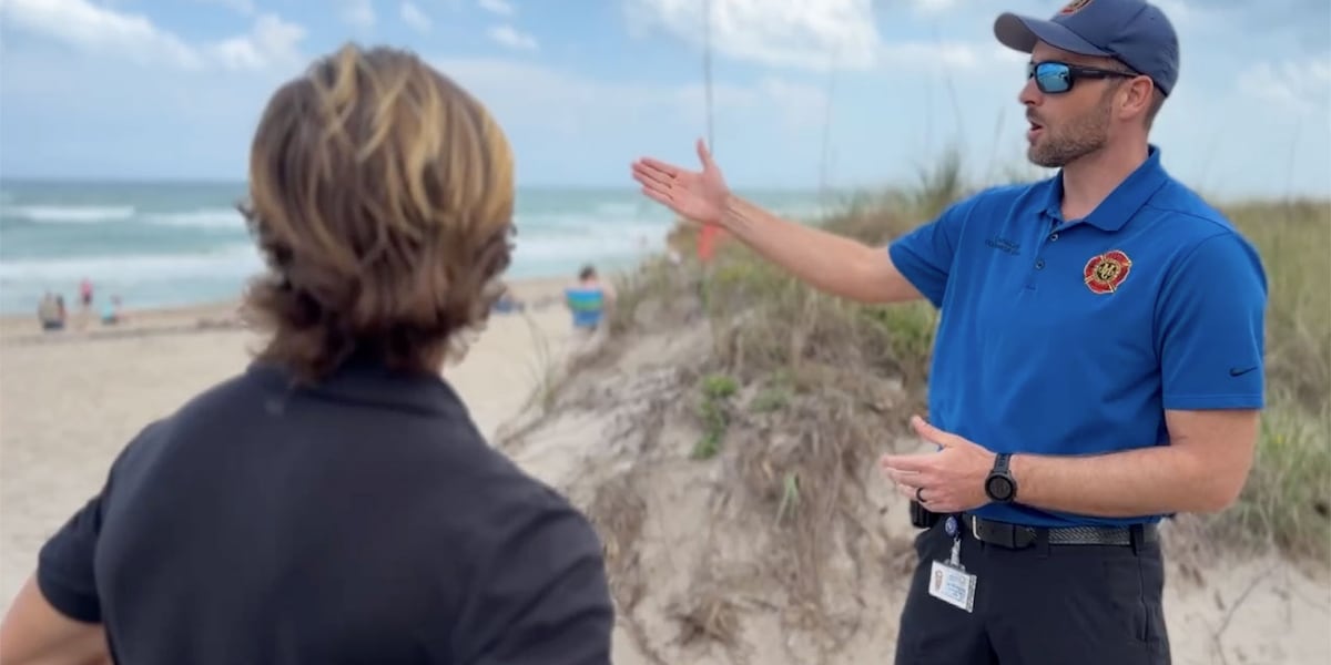 Martin County lifeguards urge beachgoers to be aware of warning signs as red flags fly