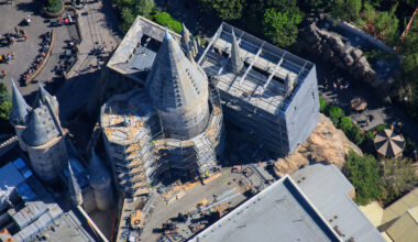 Hogwarts refurb work in Universal Orlando, March 2026