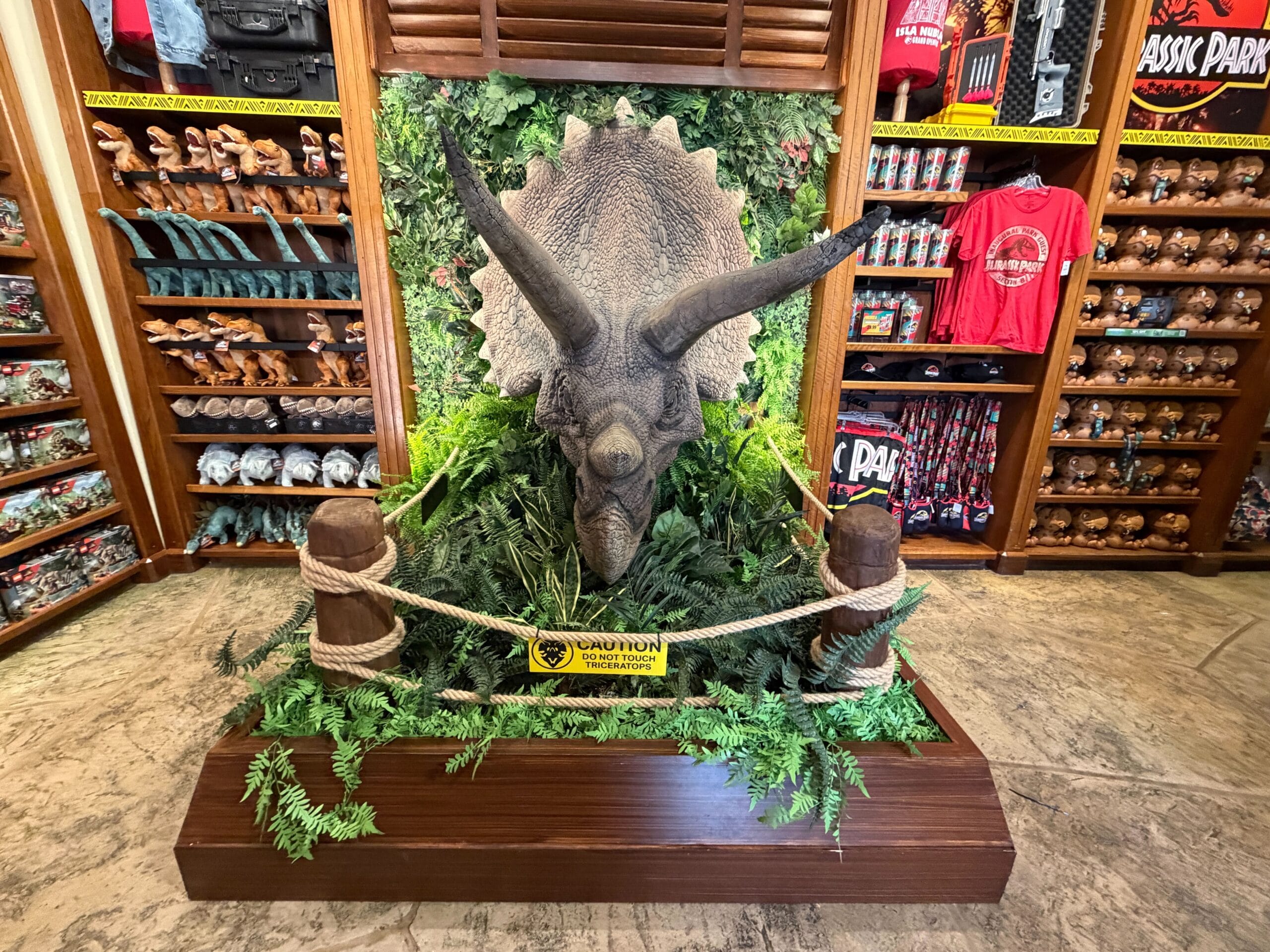 Triceratops Head Mount Photo Op at Islands of Adventure