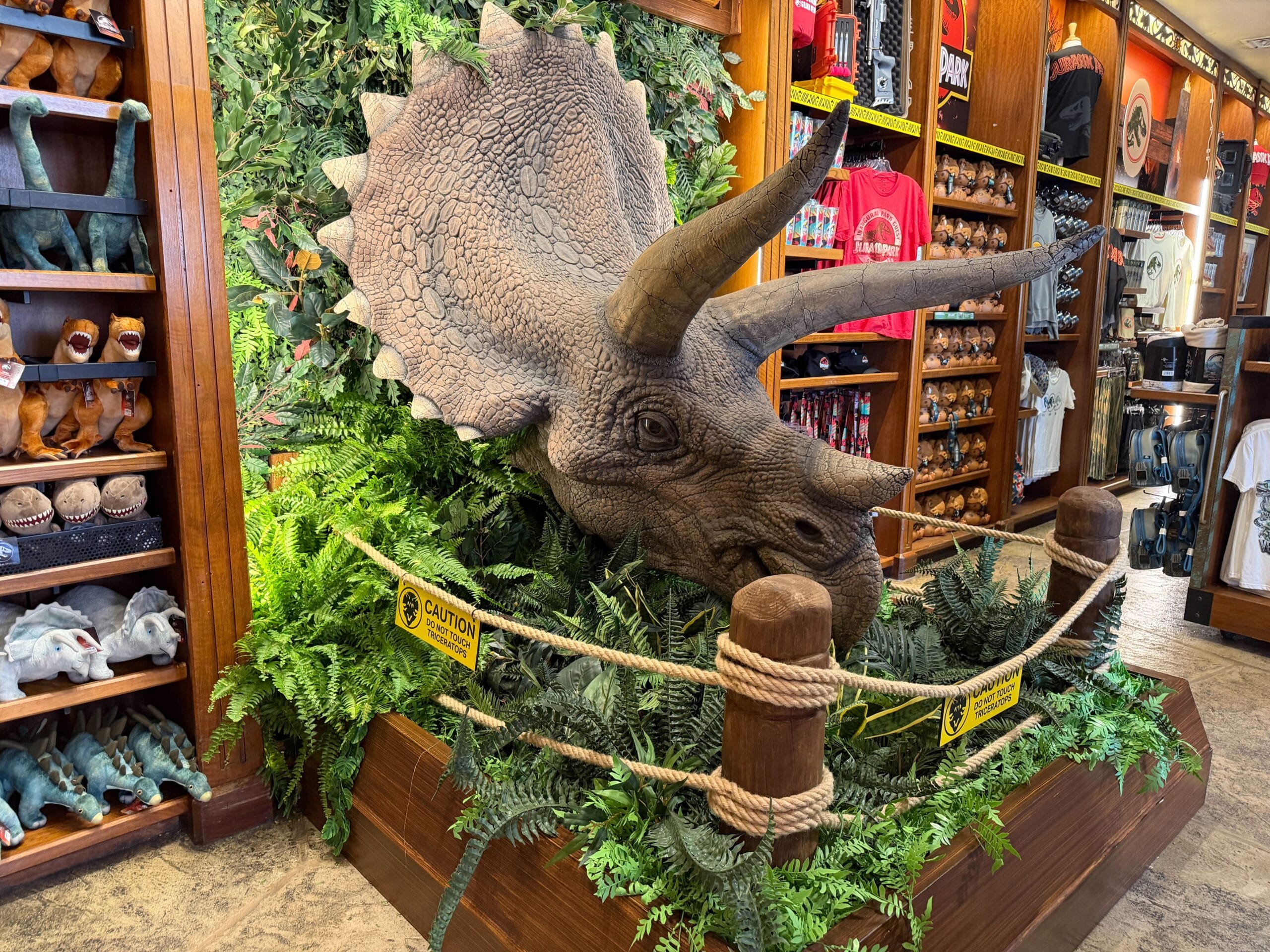 Triceratops Head Mount Photo Op at Islands of Adventure