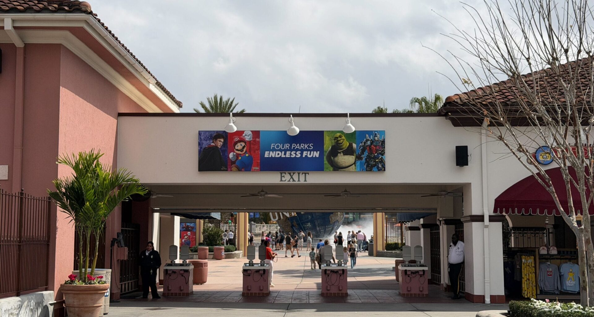 Universal Studios Florida Park Exit Reveals Updated Paint Job With New Color