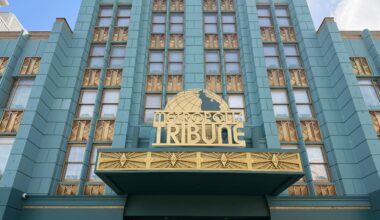 Metropolis Tribune Sign Restored at Universal Studios Florida