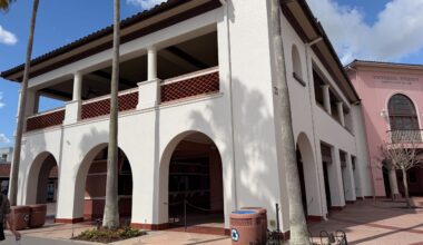 Repainting on Universal Studios ticket booths