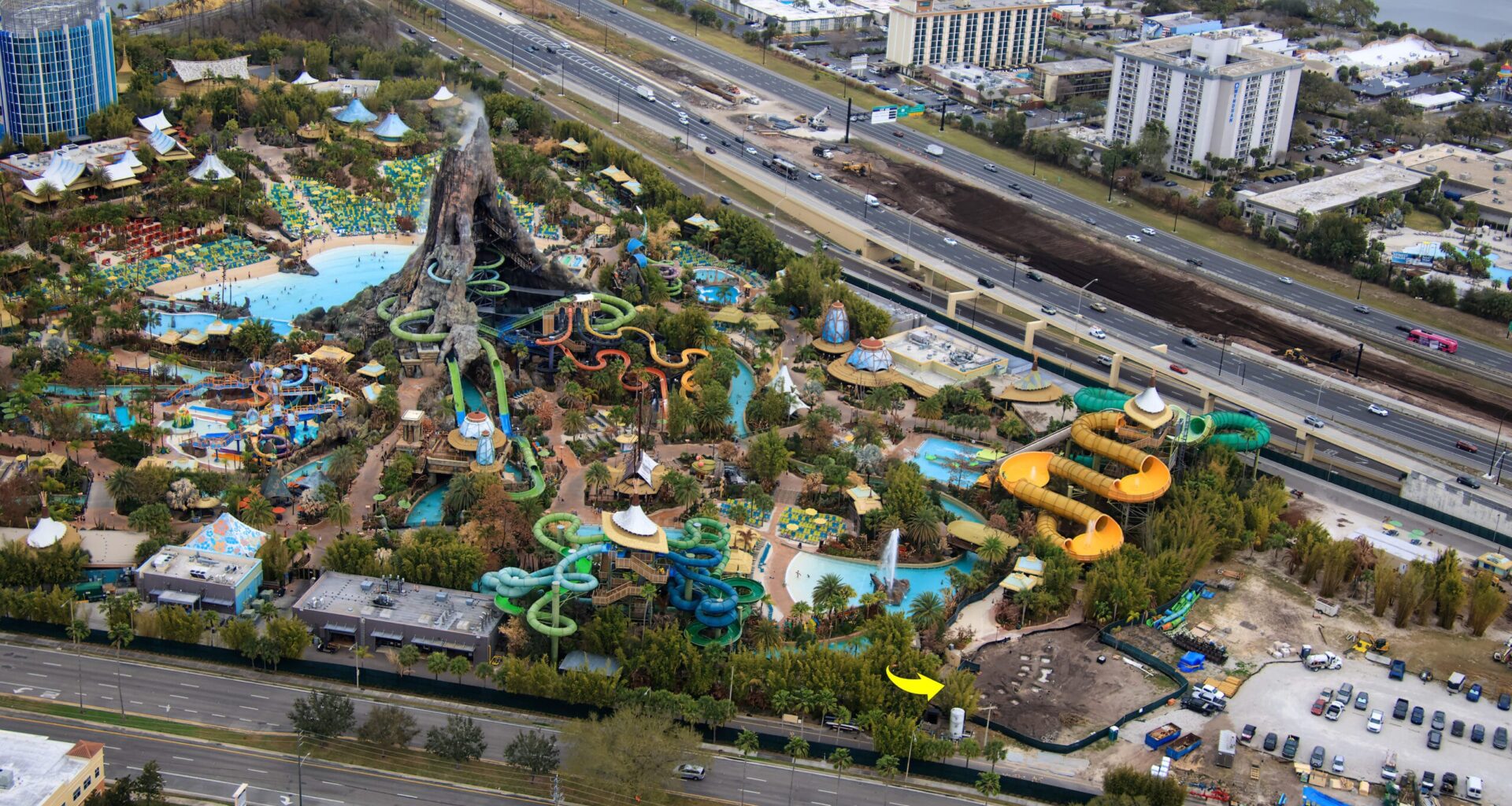 Cabanas Begin to Take Shape at Universal’s Volcano Bay