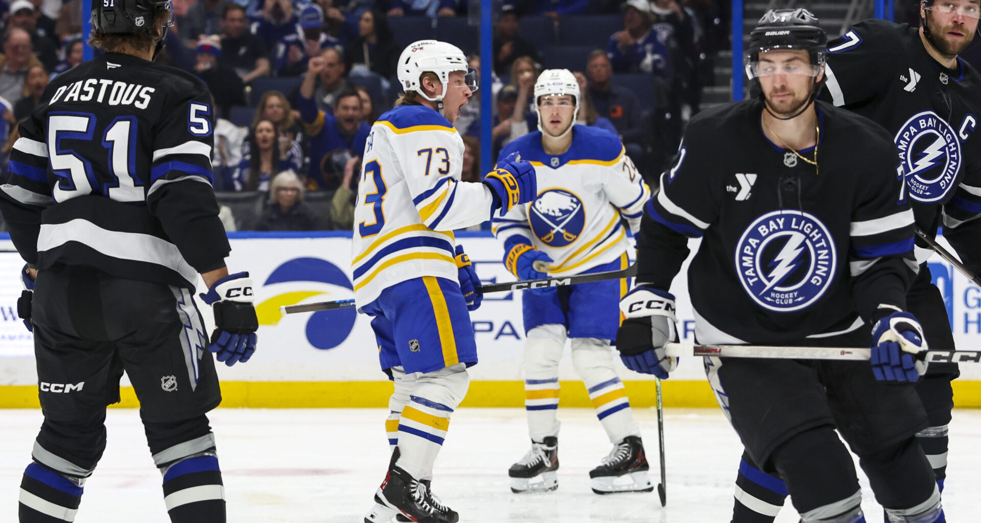 Lightning lose to Sabres, 6-2