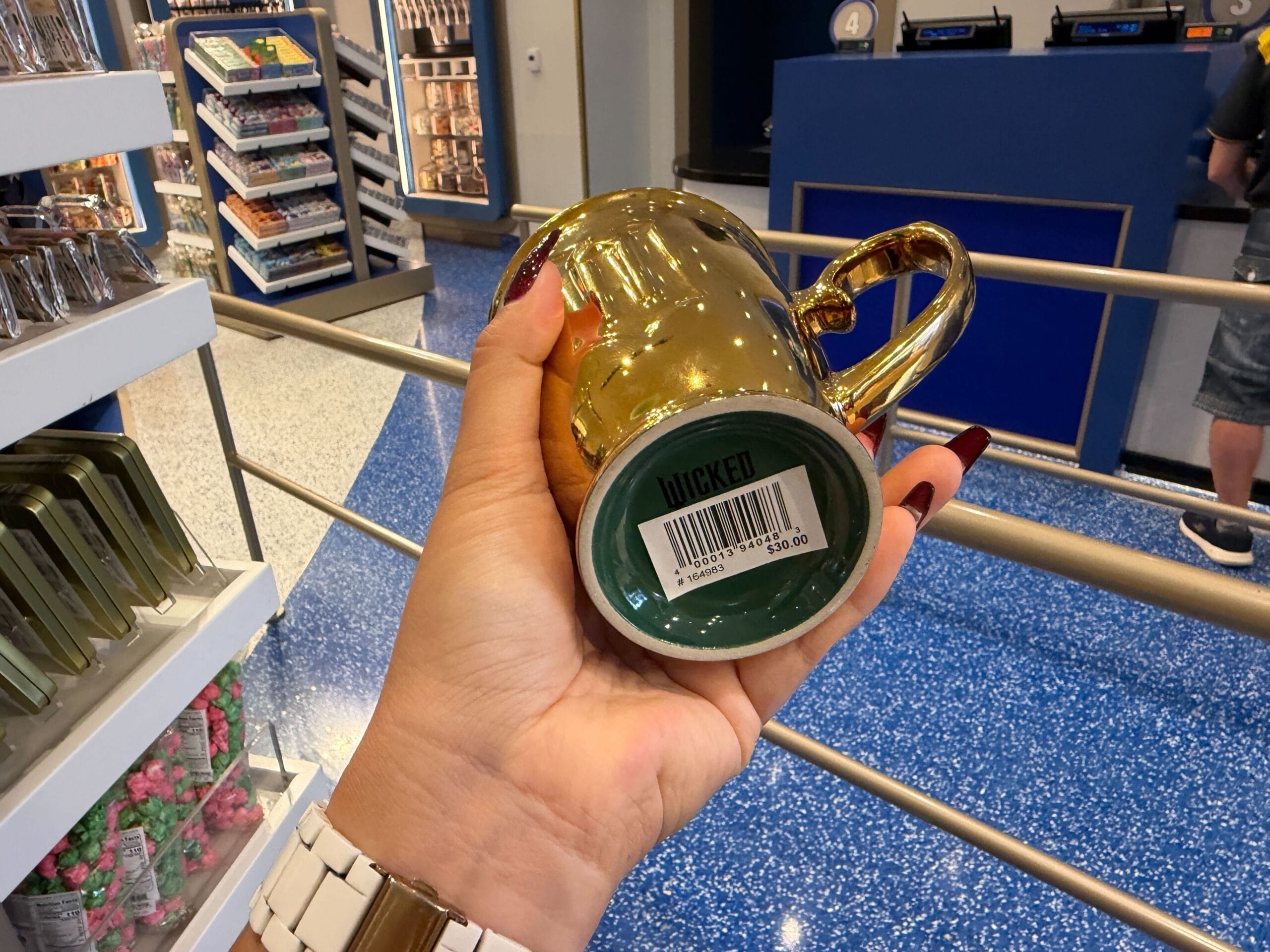 Wicked golden mug available at Universal Orlando Resort