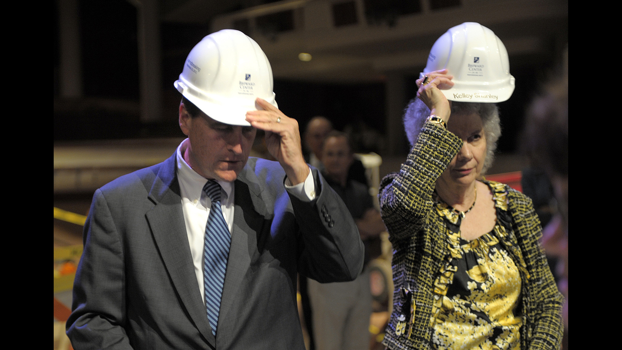 Fort Lauderdale Mayor Jack Seiler and Commissioner Sue Gunzburger put...