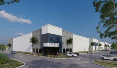 Rendering of the planned 136,714-square-foot warehouse at New Tampa Commerce Center in Thonotosassa near U.S. 301 and Interstate 75.