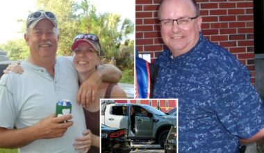 Florida man allegedly killed wife and her lover in 'crime of passion' before walking into sea fully clothed